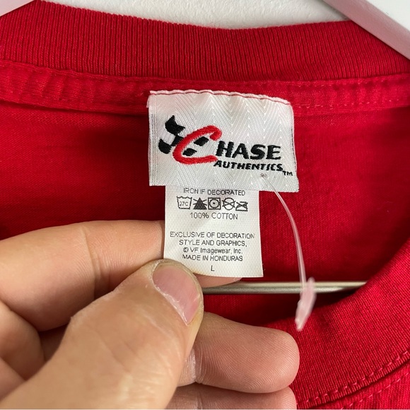 VTG Dale Earnhardt Jr T-shirt Tee Sz L NASCAR Chase Authentics Budweiser - Picture 3 of 5